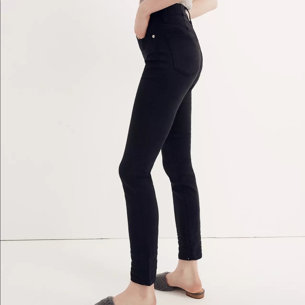 9” mid-rise TENCEL skinny jeans lunar madewell